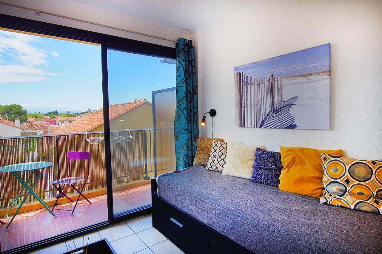 Studio moderne à la plage Canet-en-Roussillon Eksteriør billede