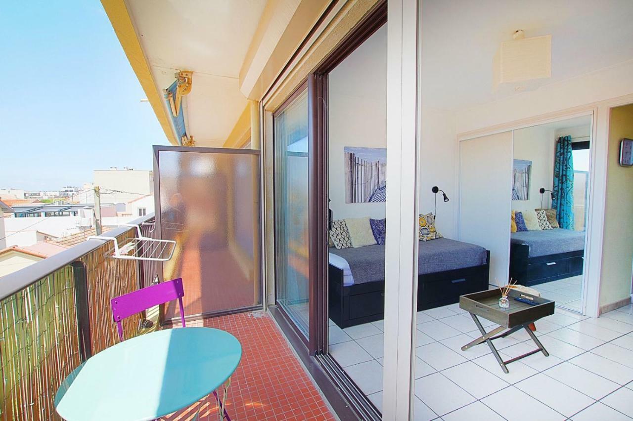 Studio moderne à la plage Canet-en-Roussillon Eksteriør billede
